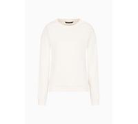 Armani Exchange Cotton French Terry Sweatshrt with All Over AX Logo Sudadera, ISO, XS para Mujer