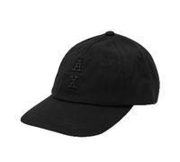 Armani Exchange Cotton Twill Baseball Hat with Stacked AX Logo Gorra de béisbol, Negro, Talla única para Hombre