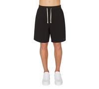 Armani Exchange - Cozy, Relaxed Fit Side Logo Patch, Pantalones Cortos Hombre, Negro, S