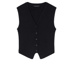 Armani Exchange - Cropped Strick Top - Jackets - Mujer - Negro - M -