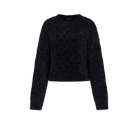 Armani Exchange - Cropped Sweater - Knitwear - Mujer - Negro - M -