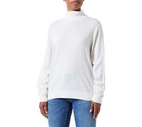 Armani Exchange Cuello de Tortuga, puños Acanalados, Logotipo Bordado en el Lateral Sudadera, ISO, L para Mujer