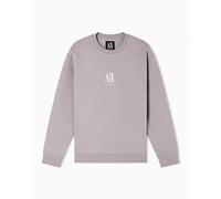Armani Exchange Cuello Redondo con Logotipo de algodón para Hombre, Driftwood, Medium