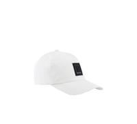 Armani Exchange Curved Visor On Tone Front Logo Patch Gorra de béisbol, Blanco, Talla única Hombres