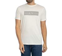 Armani Exchange - Crew Neck T-shirt - Tops - Hombre - Beige - M -