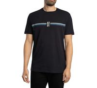 Armani Exchange de los hombres Camiseta gráfica, Azul