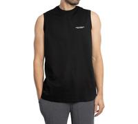 Armani Exchange de los hombres Chaleco con logo y pecho relajado, Negro