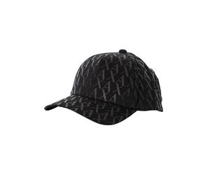 Armani Exchange de los hombres Gorra de béisbol con estampado integral tejido, N