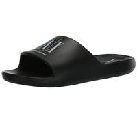 Armani Exchange de los hombres Logo Sliders, Negro, 42 EU