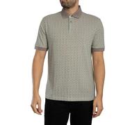 Armani Exchange de los hombres Polo con estampado integral, Beige