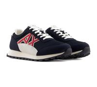 Armani Exchange Drop, Zapatillas Hombre, Deep Navy+Cardinal, 40.5 EU