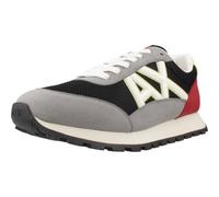 Armani Exchange Drop, Zapatillas Hombre, NEUT.Grey+BLK+Yellow, 41 EU