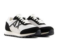 Armani Exchange Drop, Zapatillas Mujer, Off White Black, 38.5 EU