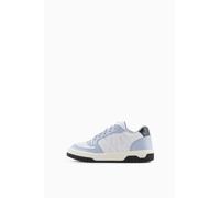 Armani Exchange Duck, Cross-Gender Project, Logo On Tongue, Zapatillas Mujer, Op White Blue, 36 EU