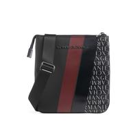 Armani Exchange Dylan Bandolera negro, imitación de cuero, hombre