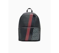 Armani Exchange Dylan Mochila negro, imitación de cuero, hombre, 16L