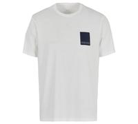 Armani Exchange Edición Limitada Milano Edition Regular Fit Patch Logo tee Camiseta, Blanco Crudo, XXL para Hombre