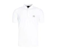 Armani Exchange Elegance Polo para Hombre, Blanco (White 1100), XS