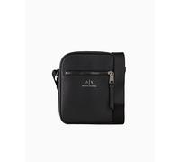 Armani Exchange Essential Dino, Front Pocket, Zip Around, Bolsos para Hombre, Negro (Black), Talla única