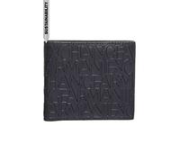 Armani Exchange Essential Ivan Slg, Logo All Over, Carteras para Hombre, Negro (Black), Talla única