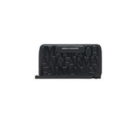 Armani Exchange Essential, Liz, Pebble, Embossed Logo, Accessory-Travel Wallet Mujer'S, Negro, Talla única