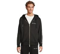 Armani Exchange Essential, Logo Signature, Full Zip Sudadera con Capucha, Negro, M para Hombre