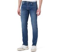 Armani Exchange Essential, Patch Logo Lettering Jeans Hombre, Azul (BLU Denim), 36