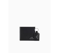 Armani Exchange Essential Plain Leather, Set 2 Pezzi, Carteras para Hombre, Negro (Black), Talla única
