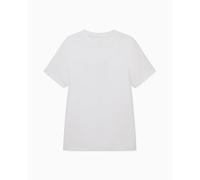 Armani Exchange Camiseta de Manga Corta para Hombre, con Logotipo Lateral, Color Blanco, Talla L, Blanco, L