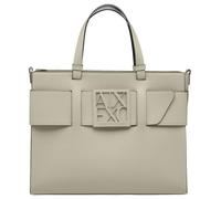 Armani Exchange Essential, Susy, Logotipo Cuadrado, Big Tote para Mujer, Pisco, Einheitsgröße