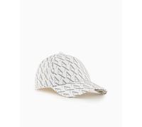 ARMANI EXCHANGE - Gorra Armani Exchange blanca logos - color: BLANCA talla: U