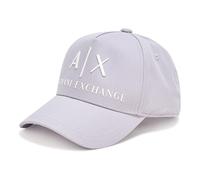Armani Exchange Gorra de béisbol con Logotipo de Icono para Hombre, Lila Gris, Talla única