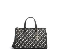Armani Exchange Gynger Logo M Bolso de mano negro, imitación de cuero, mujer