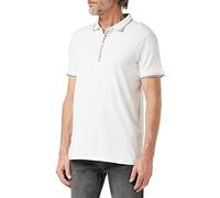 Armani Exchange Hidden Buttons, Stretch Cotton Polo, Blanco (White 1100), Medium para Hombre
