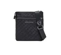 Armani Exchange Hombre Bolso Bandolera con Estampado Borsa, Black, One Size