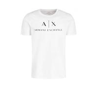 Armani Exchange Hombre Camiseta, Blanco (White 1100), L