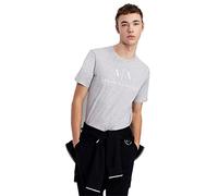Armani Exchange Camiseta para Hombre, Gris (B09b Heather Grey 3929), XS