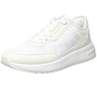 Armani Exchange Hombre Dusseldorf - Motifs Geométricos En Relieve Zapatillas, Blanco Roto, 39 EU