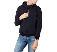 Armani Exchange Hombre French Terry Hoodie Capucha Not Applicable, Negro (Black 1200), X-Large