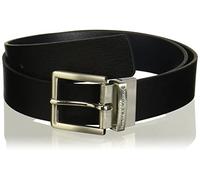 Armani Exchange Hombre Leather Belt Cinturón Not Applicable, Negro (Black/Navy 43020), 115 (Talla del fabricante: 40)