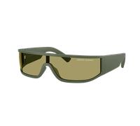 Armani Exchange Hombre Sunglass AX4153SU - Color del Marco: Verde Mate, Color de la Lente: Green Voodoo