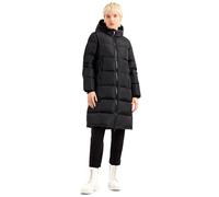 Armani Exchange Icon Project - Chaqueta con Logotipo para Mujer, Longitud hasta la Rodilla, Negro, L