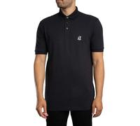 Armani Exchange Icon Project, Embroidered Logo Polo, Azul Marino Profundo, L para Hombre