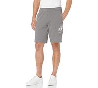 Armani Exchange Icon Project Embroidered Logo Shorts Pantalones Cortos Informales, Gris, M para Hombre