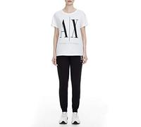 Armani Exchange Icon Project Jogger Pantalones de Deporte, Mujer, Negro (Black 1200), 38 (Talla del fabricante: X-Small)