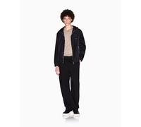 Armani Exchange Icon Project, Logo Embossed Patch Chaqueta, Negro, M para Hombre