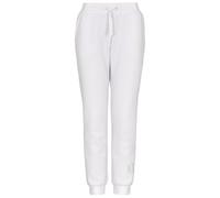 Armani Exchange Icon Project - Pantalones Deportivos con Logotipo de Tachuelas Brillantes para Mujer, Blanco (Optic), L