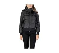 Armani Exchange Icon Project - Parche con Logotipo para Mujer, Chaqueta de Longitud Corta, Negro, S, Negro, S