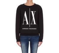 Armani Exchange Icon Project Sudadera para Mujer, (Black 1200), L
