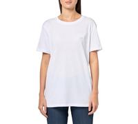 Armani Exchange Icon Project, Tonal Logo Patch Camiseta, Blanco (Optic), XL para Mujer
